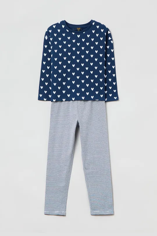 σκούρο μπλε Παιδικές βαμβακερές πιτζάμες OVS Για κορίτσια