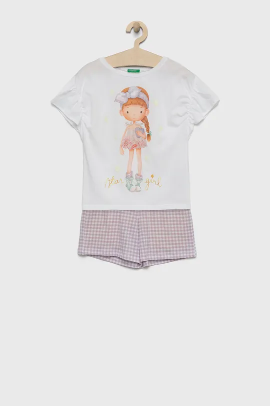 λευκό Παιδική πιτζάμα United Colors of Benetton Για κορίτσια