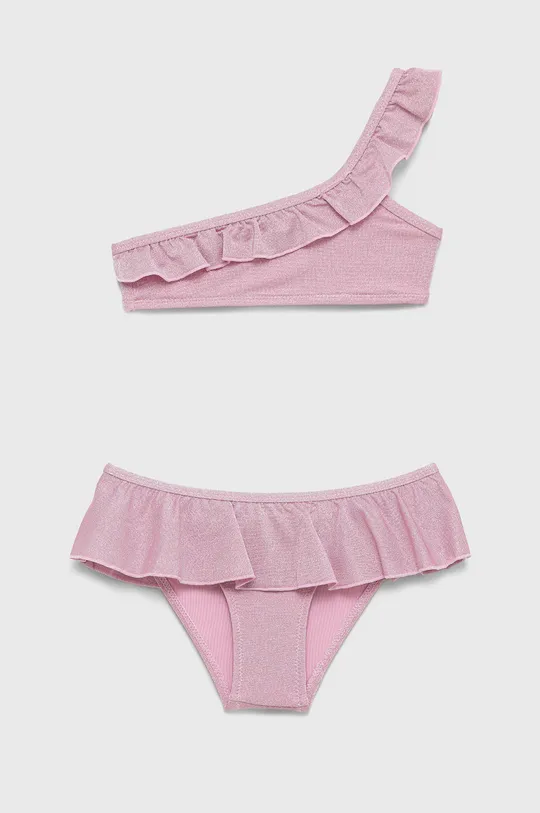 rózsaszín United Colors of Benetton gyerek fürdőruha Lány
