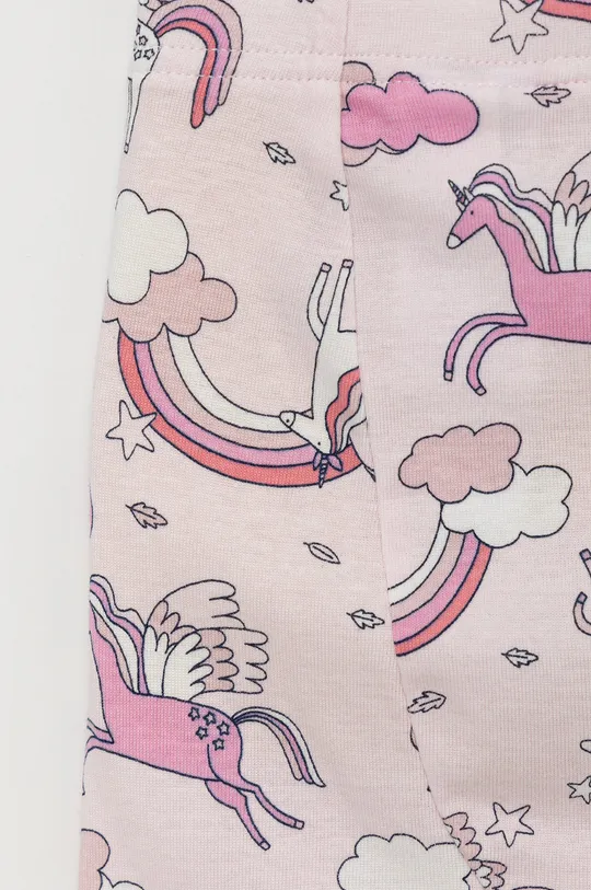 розовый GAP детская хлопковая пижама