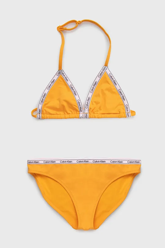оранжевый Детский купальник Calvin Klein Jeans Для девочек