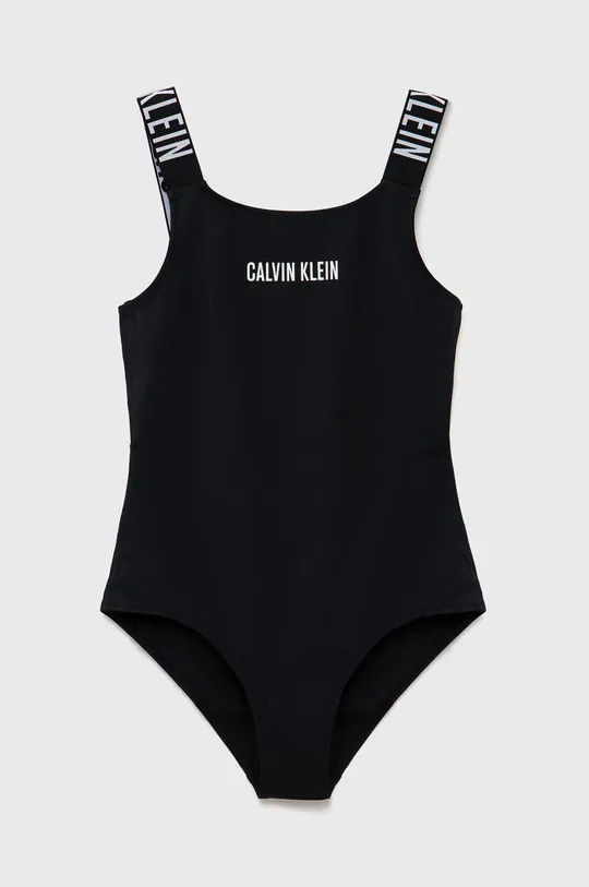 crna Dječji kupaći kostim Calvin Klein Jeans Za djevojčice