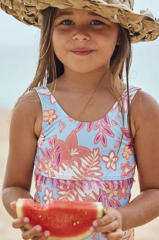 Roxy jednoczęściowy strój kąpielowy dziecięcy 18 % Elastan, 82 % Poliester z recyklingu