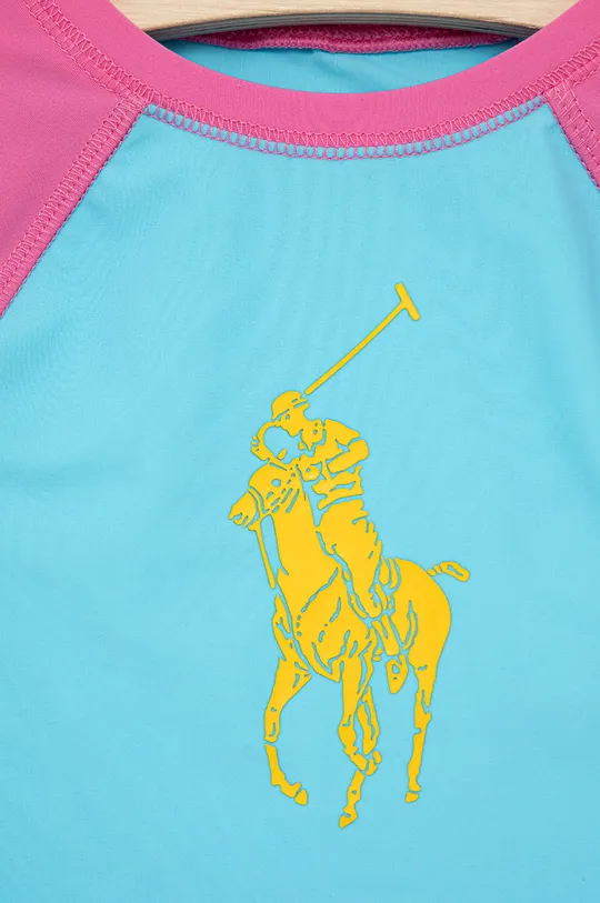 Detské tričko s dlhým rukávom na kúpanie Polo Ralph Lauren Dievčenský