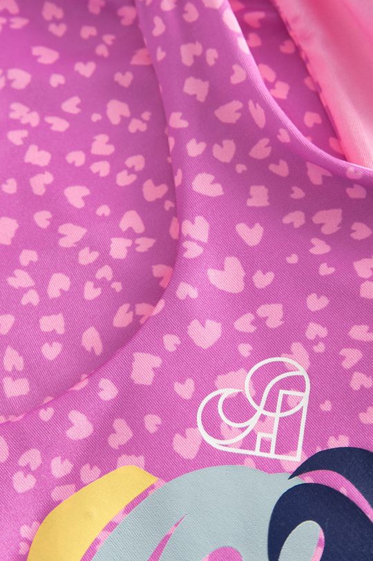 ostry różowy Femi Stories jednoczęściowy strój kąpielowy dziecięcy