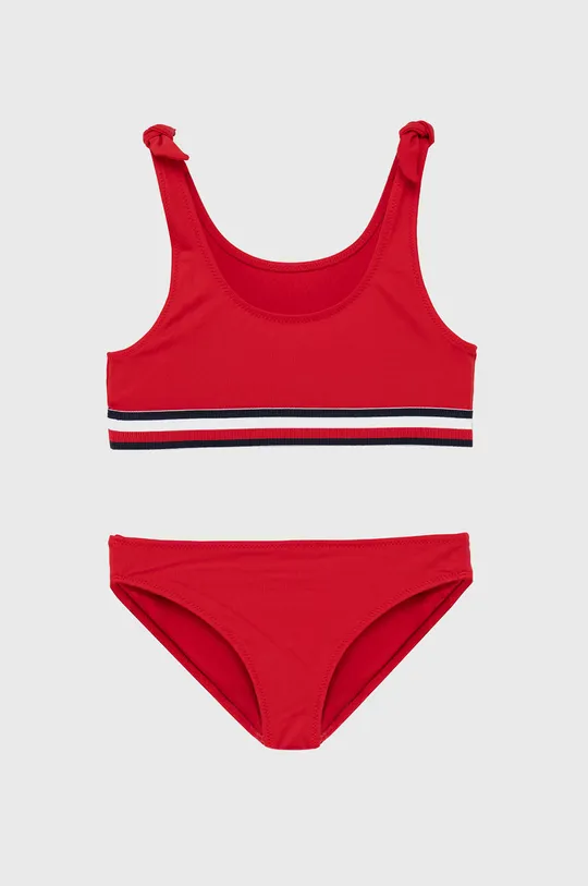 crvena Dječji kupaći kostim Tommy Hilfiger Za djevojčice