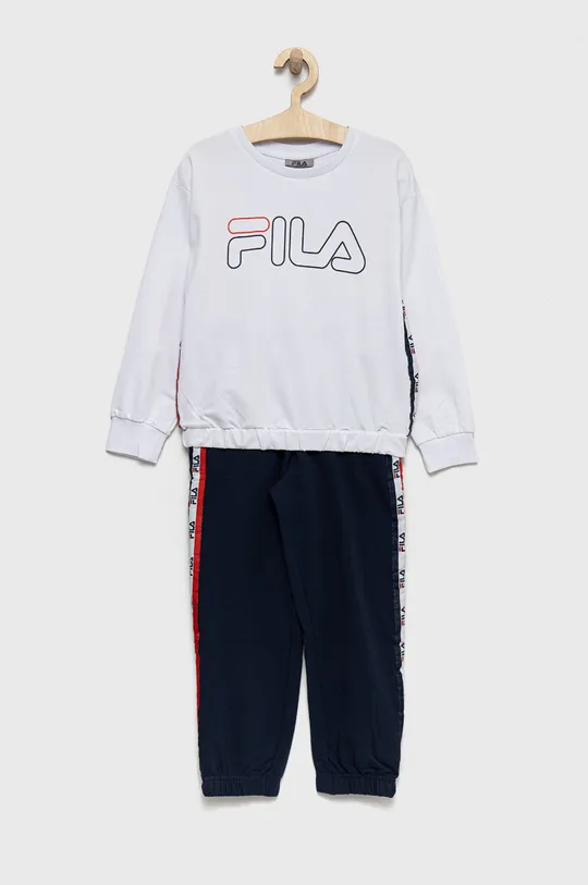 белый Детский спортивный костюм Fila Для девочек