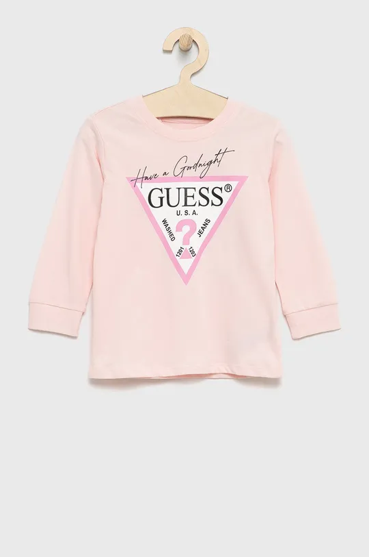 Otroška pižama Guess roza