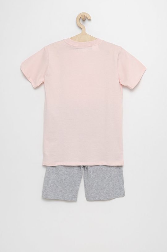 Guess piżama dziecięca różowy