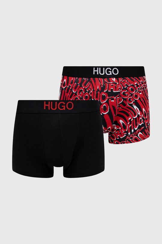 crna Bokserice Hugo (2-pack) Muški