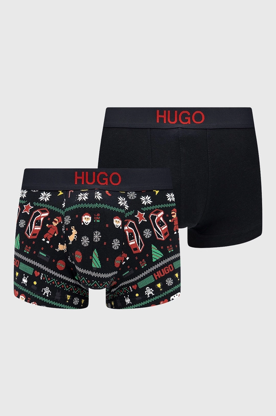 πολύχρωμο Μποξεράκια Hugo (2-pack) Ανδρικά