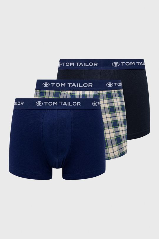 námořnická modř Boxerky Tom Tailor ( 3-pak) Pánský