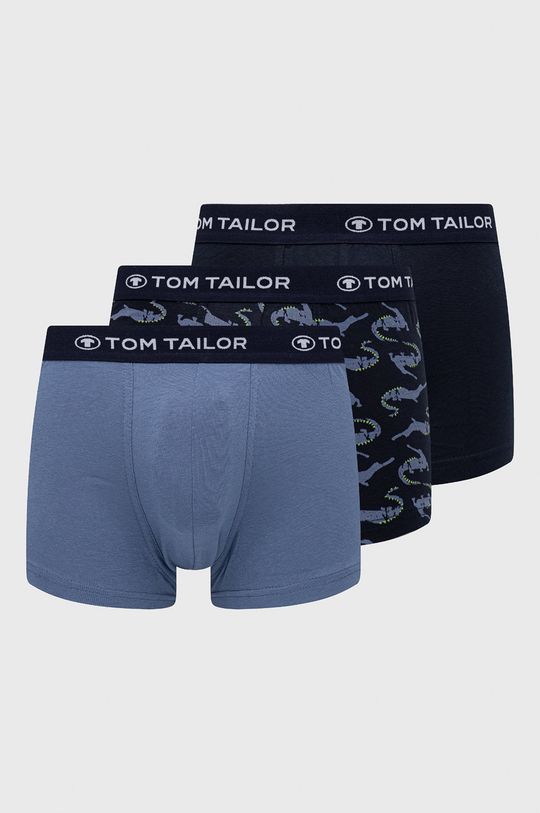 granatowy Tom Tailor bokserki (3-pack) Męski
