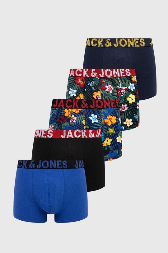 niebieski Jack & Jones bokserki (5-pack) Męski