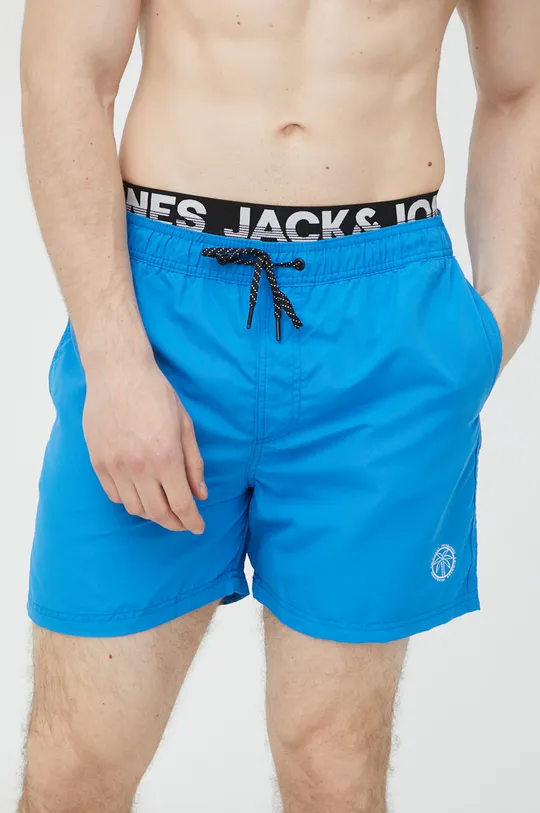 Plavkové šortky Jack & Jones modrá