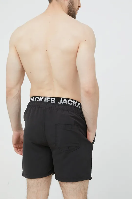 Plavkové šortky Jack & Jones čierna