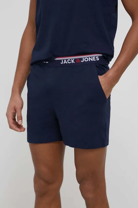 tmavomodrá Bavlnené pyžamo Jack & Jones