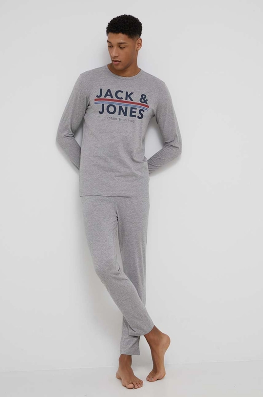 siva Pidžama Jack & Jones Muški