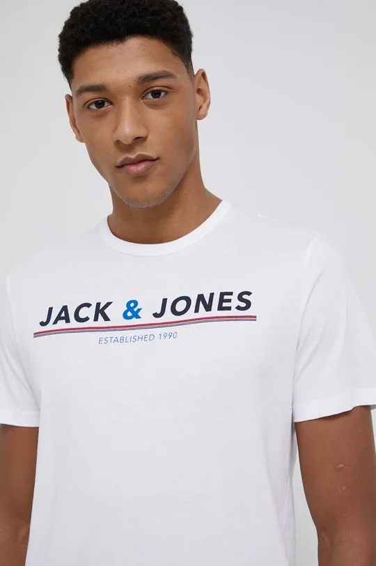 Βαμβακερή πιτζάμα μπλουζάκι Jack & Jones Ανδρικά