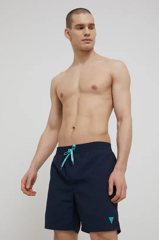 mornarsko plava Kratke hlače za kupanje Guess Muški