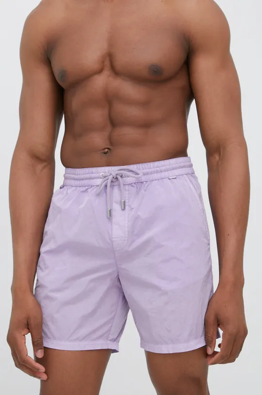 vijolična Kratke hlače za kopanje Guess Moški