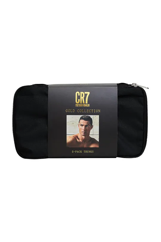 crna Bokserice CR7 Cristiano Ronaldo (5-pack) Muški