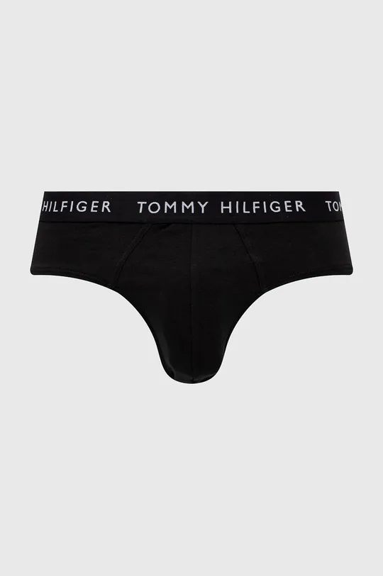 Slipy Tommy Hilfiger (3-pak) čierna
