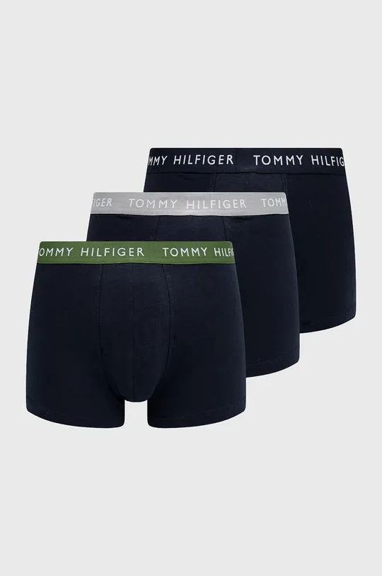 tmavomodrá Boxerky Tommy Hilfiger (3-pack) Pánsky
