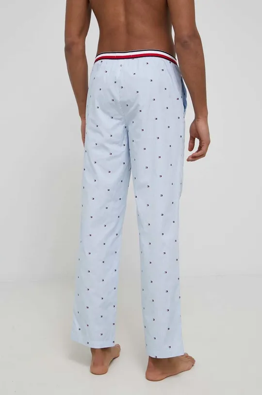 Bavlnené pyžamové nohavice Tommy Hilfiger modrá