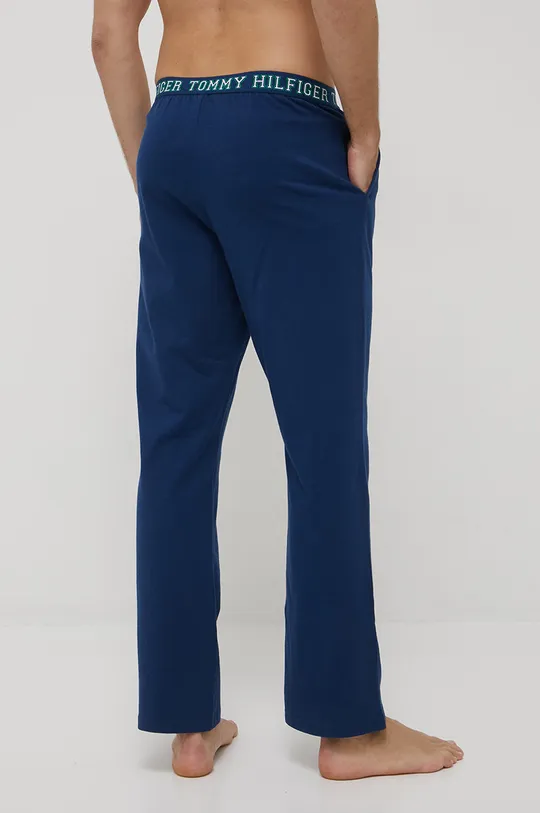 Піжамні бавовняні штани Tommy Hilfiger темно-синій