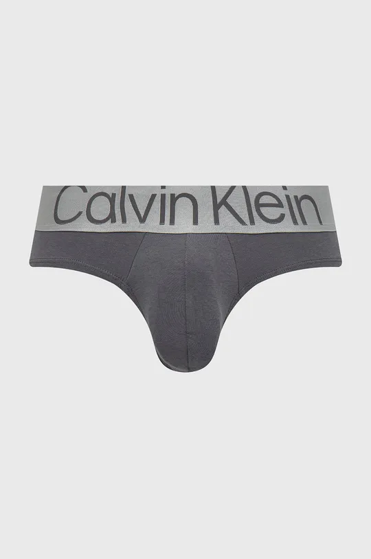 Slipy Calvin Klein Underwear (3-pak) strieborná