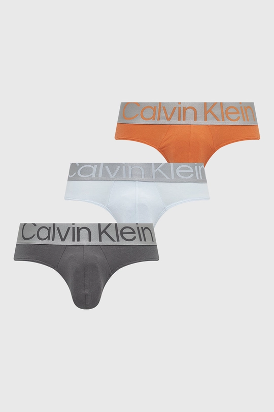 sivá Slipy Calvin Klein Underwear (3-pak) Pánsky