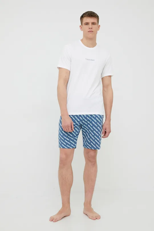 Πιτζάμα Calvin Klein Underwear λευκό