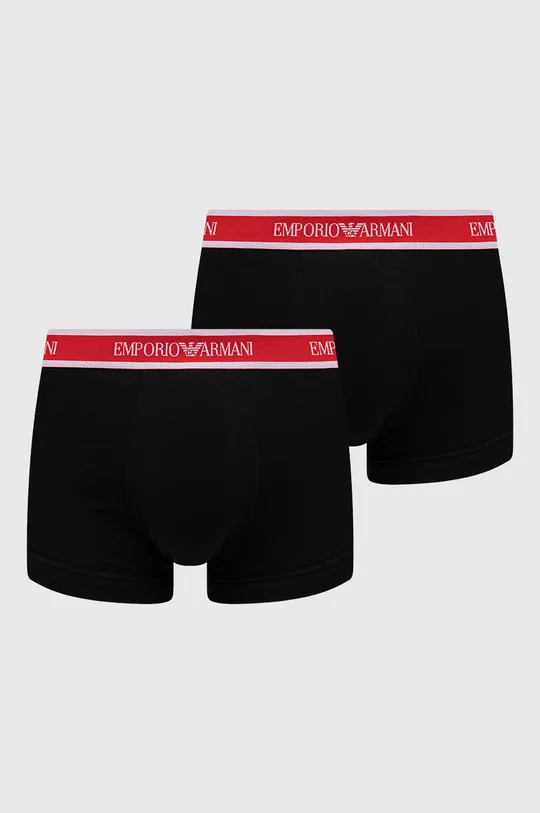 μαύρο Μποξεράκια Emporio Armani Underwear (2-pack) Ανδρικά