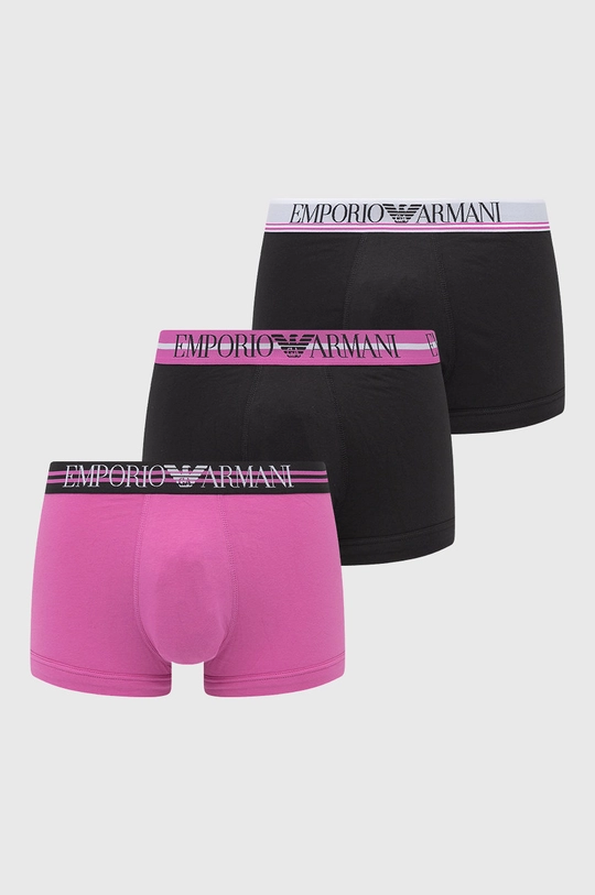 czarny Emporio Armani Underwear Bokserki (3-pack) 111357.2R723 Męski