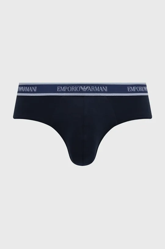 Slipy Emporio Armani Underwear (2-pack)  Základná látka: 95% Bavlna, 5% Elastan Lepiaca páska: 14% Elastan, 86% Polyester