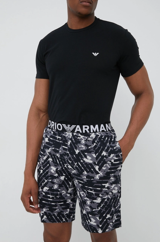 Emporio Armani Underwear piżama 111573.2R509 Materiał 1: 95 % Bawełna, 5 % Elastan, Materiał 2: 100 % Bawełna, Materiał 3: 57 % Poliamid, 36 % Poliester, 7 % Elastan