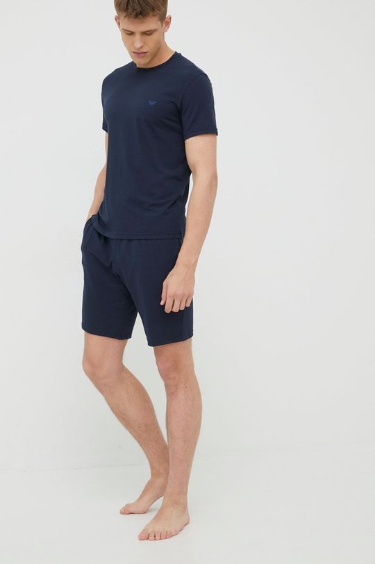 námořnická modř Pyžamo Emporio Armani Underwear Pánský