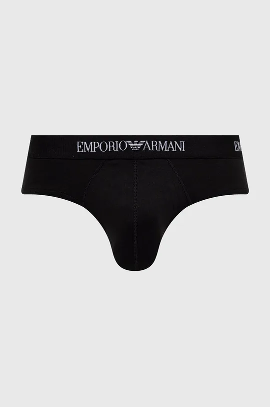 Bavlnené slipy Emporio Armani Underwear  Základná látka: 100% Bavlna Elastická manžeta: 15% Elastan, 85% Polyester