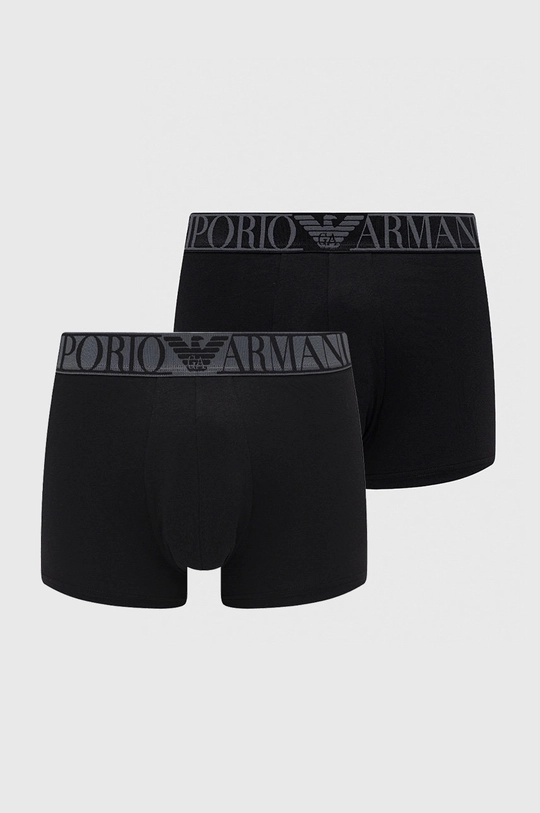 чёрный Боксеры Emporio Armani Underwear (2-pack) Мужской