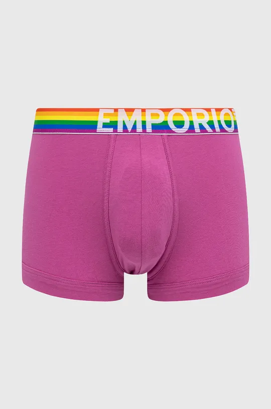 fialová Boxerky Emporio Armani Underwear Pánsky