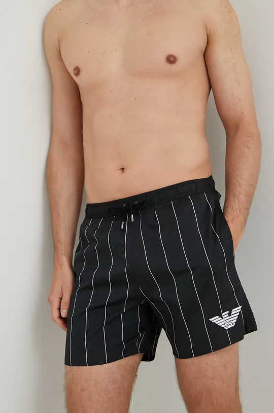 czarny Emporio Armani Underwear szorty kąpielowe 211740.2R442 Męski