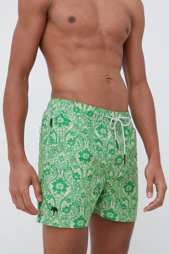 zelena Kratke hlače za kupanje OAS Muški