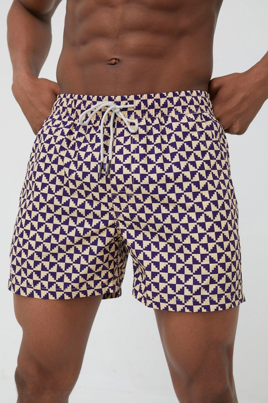 OAS pantaloncini da bagno violetto