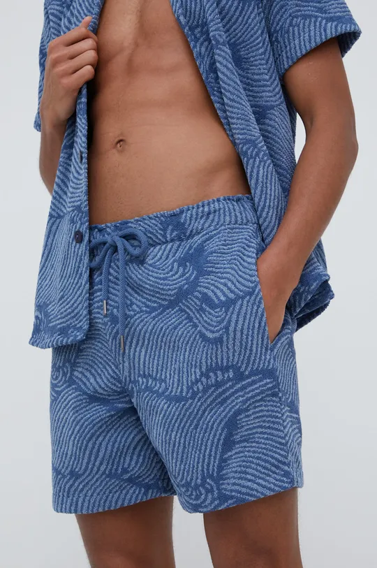 niebieski OAS szorty plażowe FROTTE bawełniane Męski