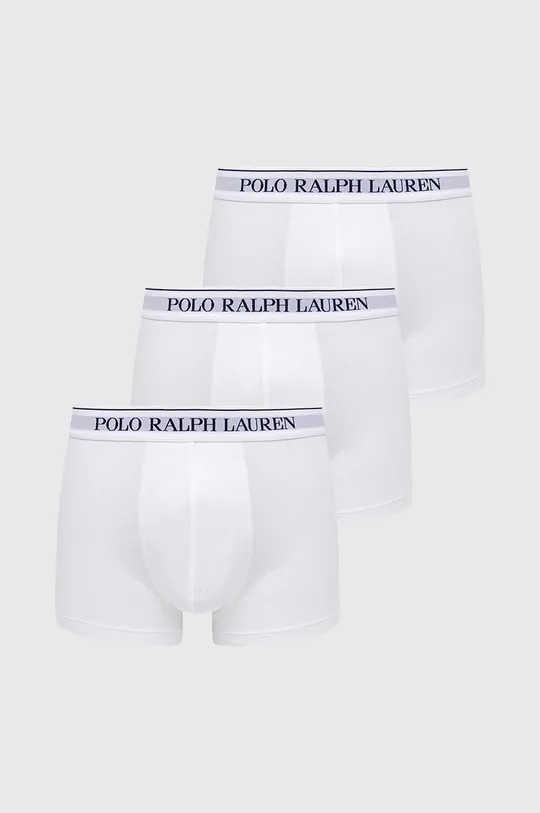 biały Polo Ralph Lauren bokserki (3-pack) 714835885001 Męski