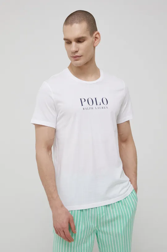 Pamučna pidžama Polo Ralph Lauren zelena