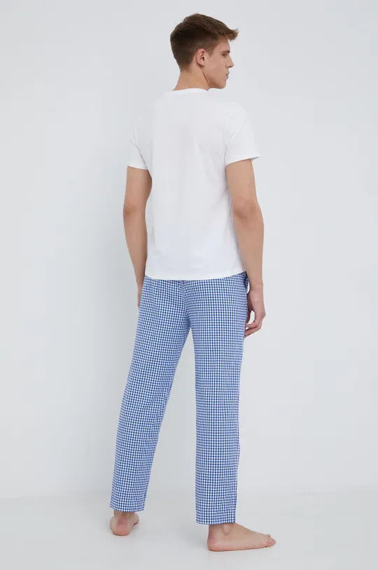 niebieski Polo Ralph Lauren piżama bawełniana 714866979002