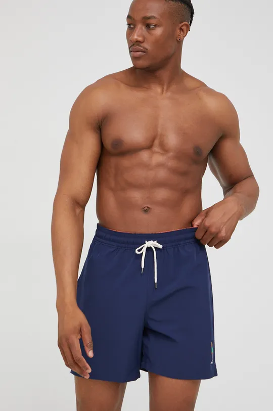 Kratke hlače za kupanje Polo Ralph Lauren mornarsko plava
