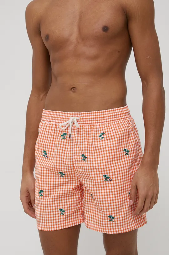 Polo Ralph Lauren szorty kąpielowe 710863922001 pomarańczowy
